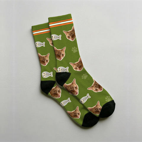 Calcetines personalizados de su gato