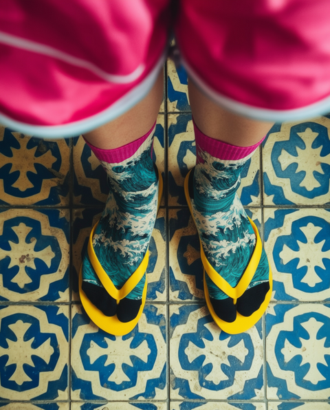 Calcetines de arte — Gran Ola Pop