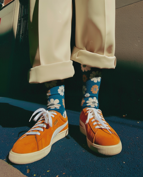 Calcetines de flores — Floreo