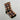 Calcetines del Día del Padre personalizados en chocolate con la cara de un hombre entre escudos, trofeos, medallas y SUPER PAPÁ