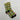 Calcetines personalizados verdes con la cara de una mujer y el nombre LUCÍA alternando, entre tartas, gorros de fiesta y regalos